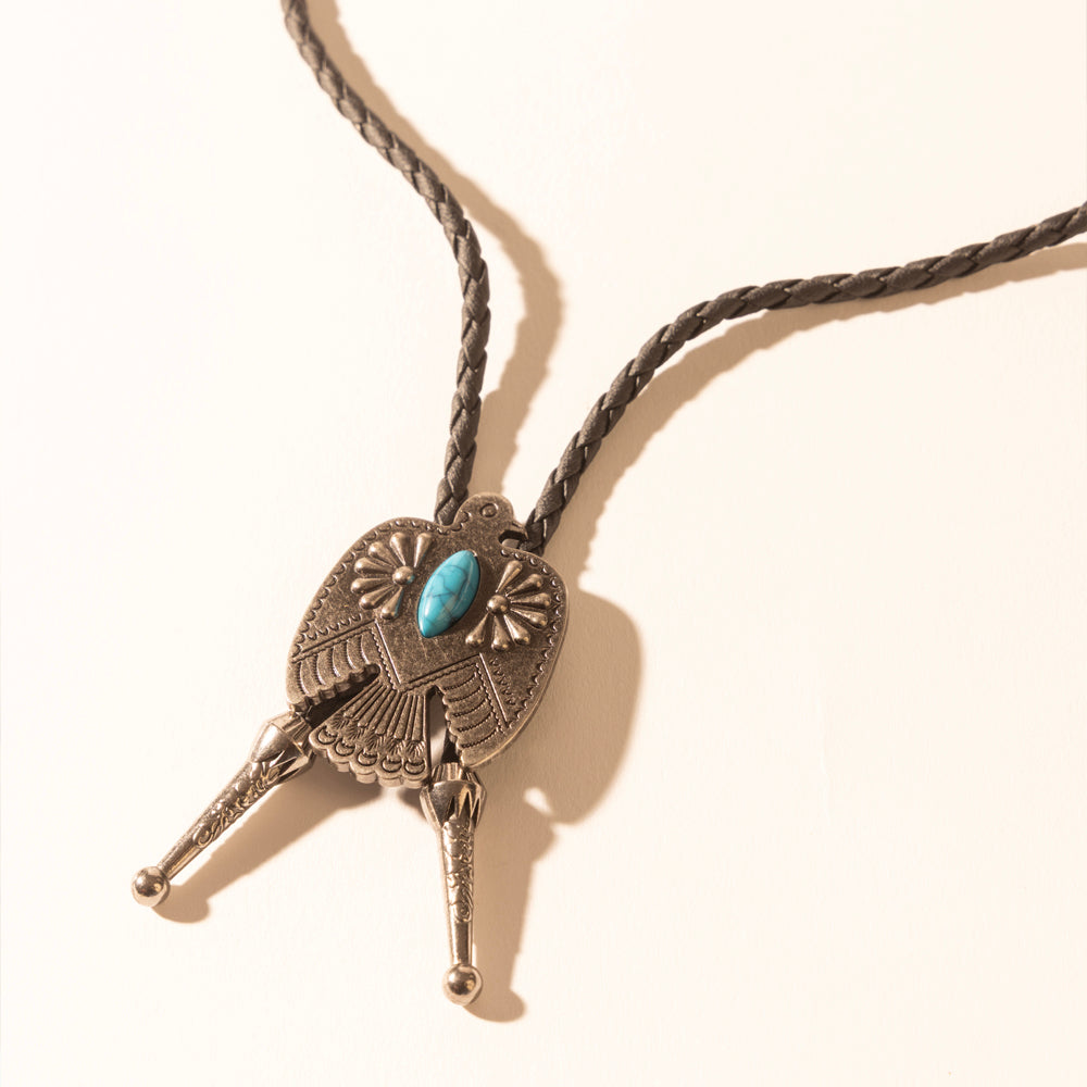 Mystic Skies Bolo Tie in Mesa Turquoise