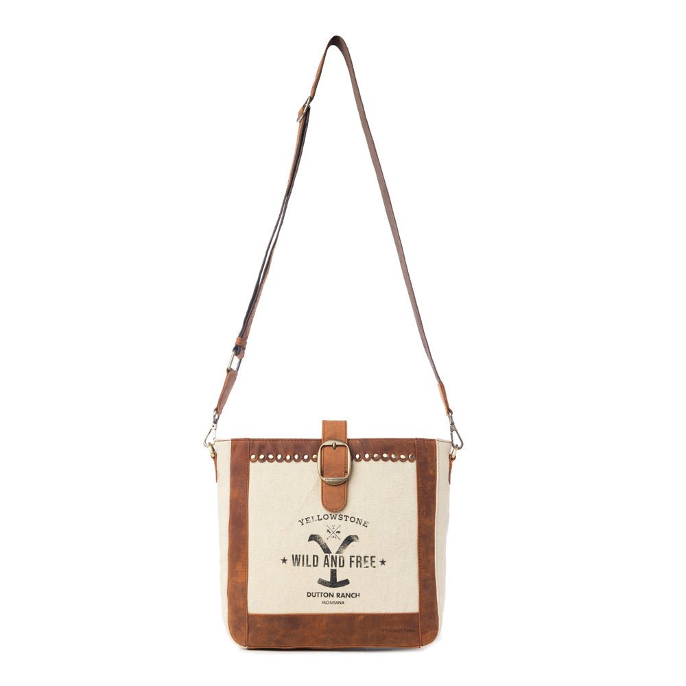 Yellowstone Lone Star Ivory Satchel Bag