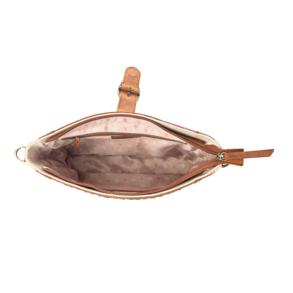 Yellowstone Lone Star Ivory Satchel Bag