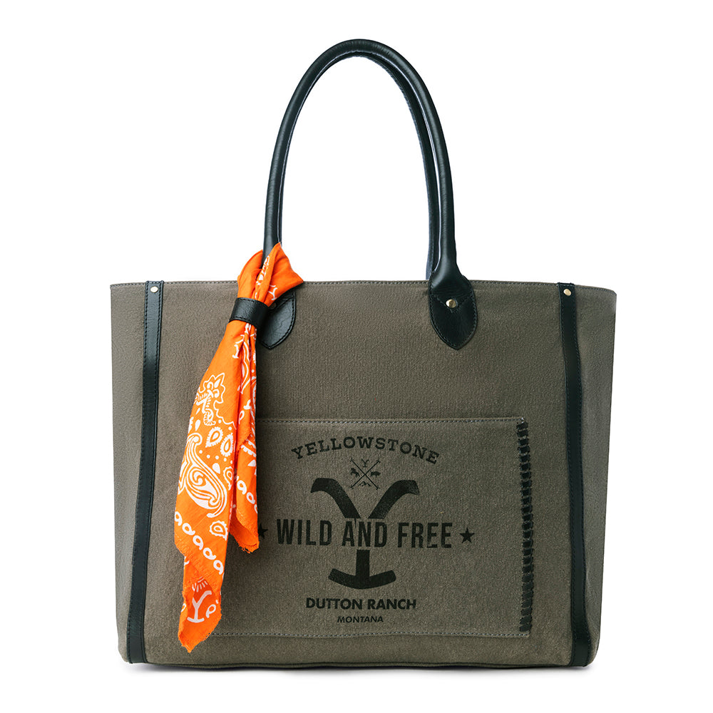 Yellowstone Velorra Ash Weekender Bag with Scarf