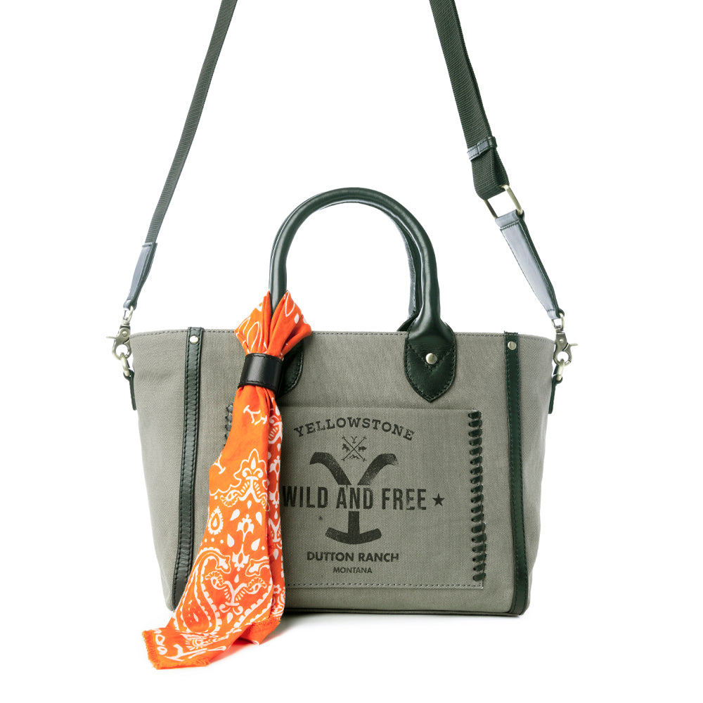 Yellowstone Montana Shadow Ash CrossBody Bag with Scarf