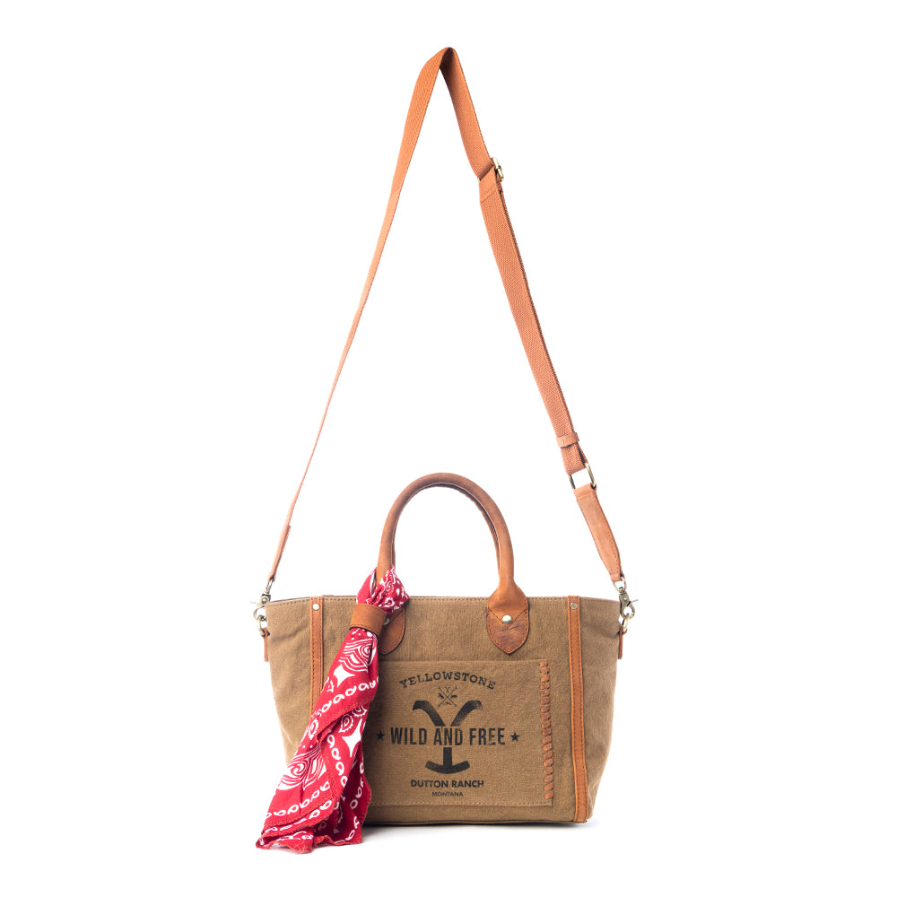 Yellowstone Montana Shadow CrossBody Bag with Scarf Variant Combo