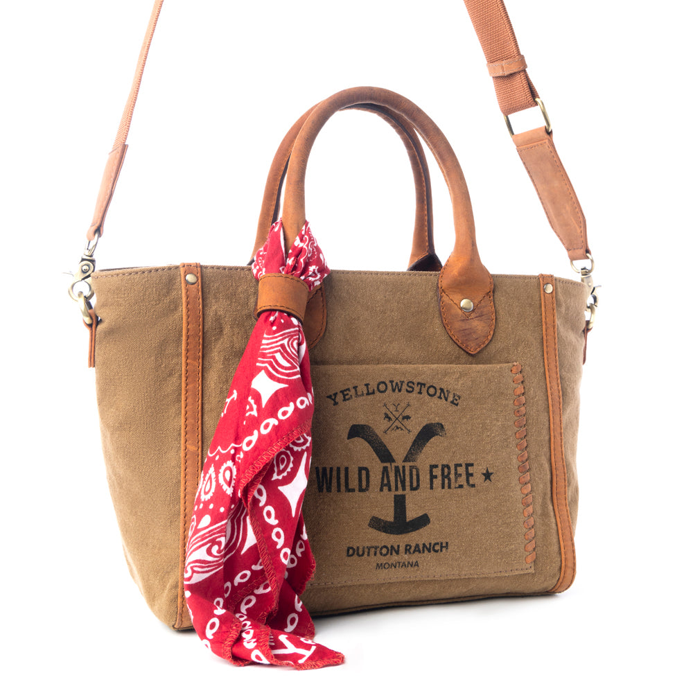 Yellowstone Montana Shadow CrossBody Bag with Scarf Variant Combo