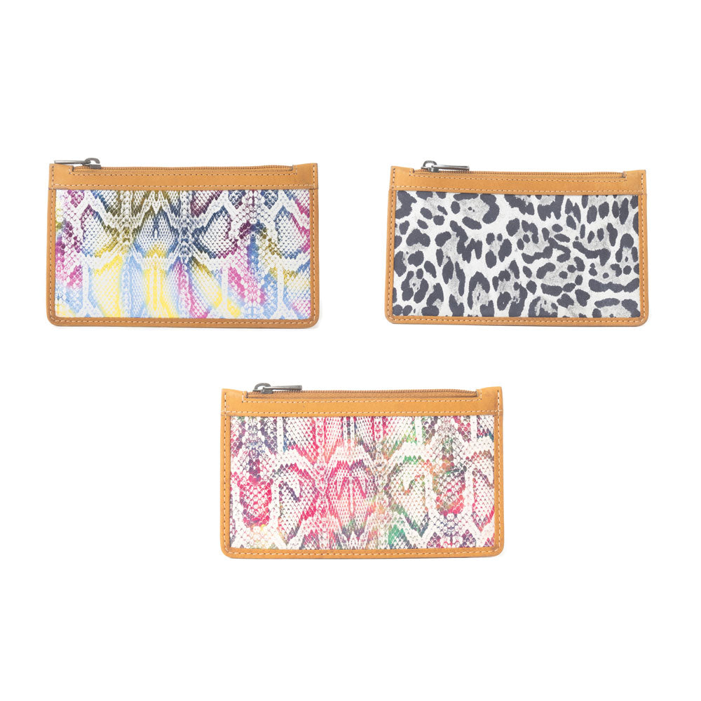 Prism Bloom Leather Credit Card Holder Variant Combo
