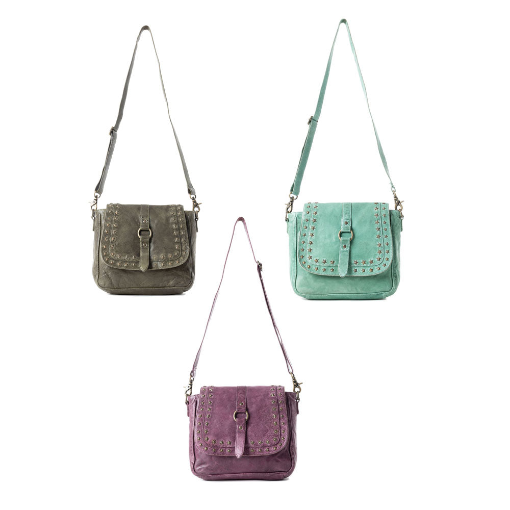 Western Scout Leather Crossbody Bag Variant Combo