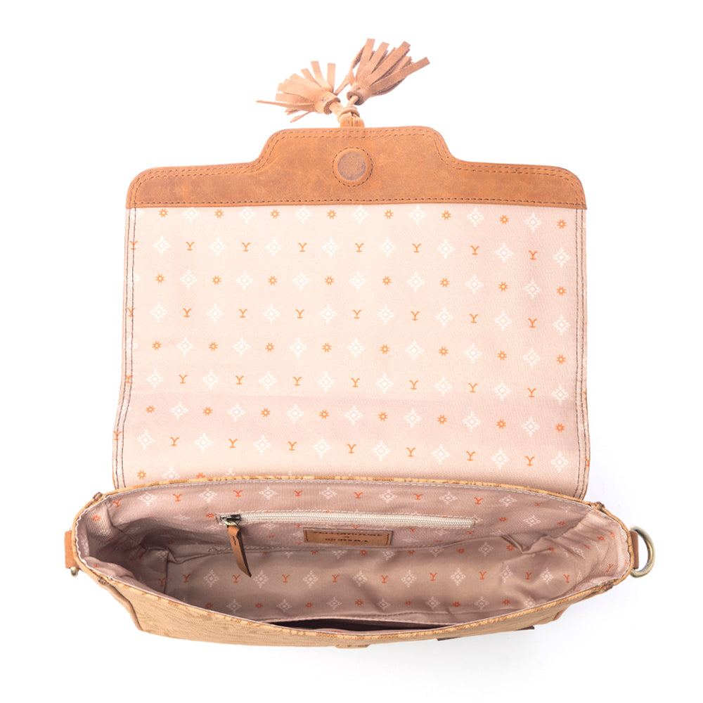 Yellowstone Sierra Amber Tassle Crossbody Bag