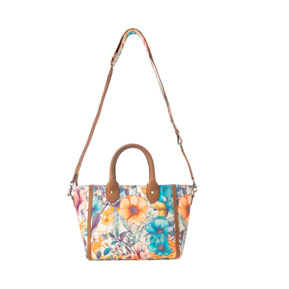 Myra Rosy Trails Crossbody Bag in Boho Fiesta