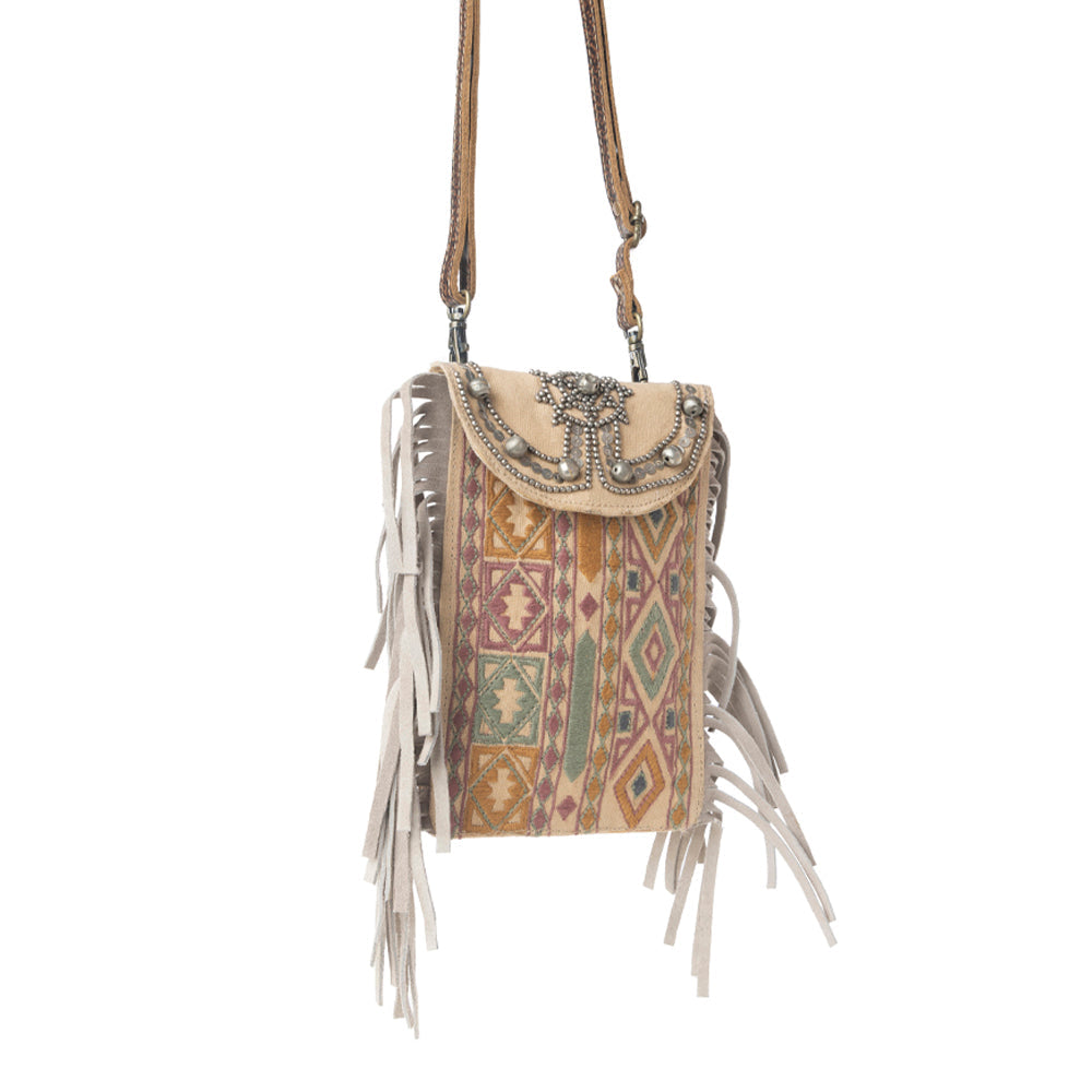 Myra Vintage Song Crossbody Bag in Sahara Clay