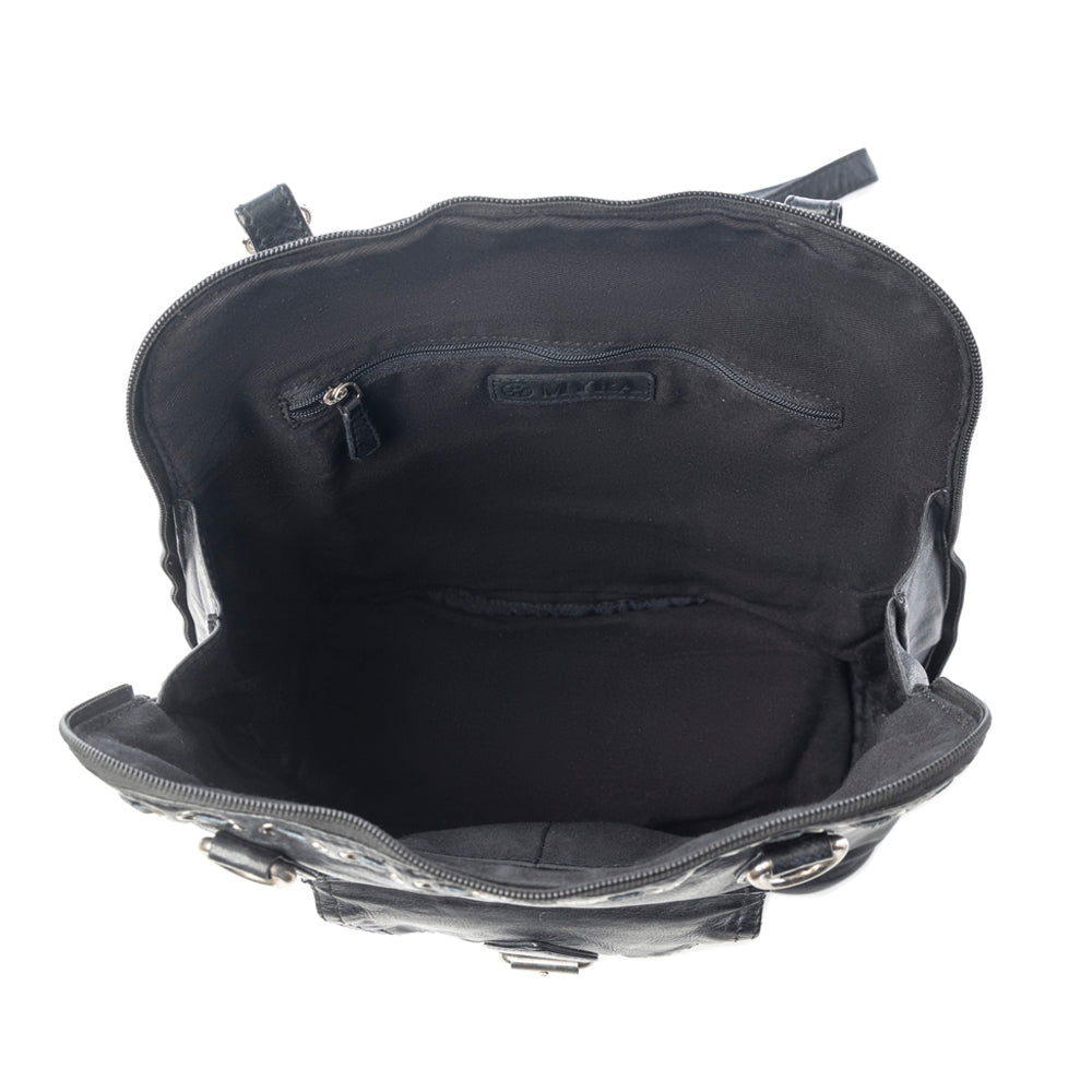 Hearthfire Buckled Genuine Leather Bag Variant Combo