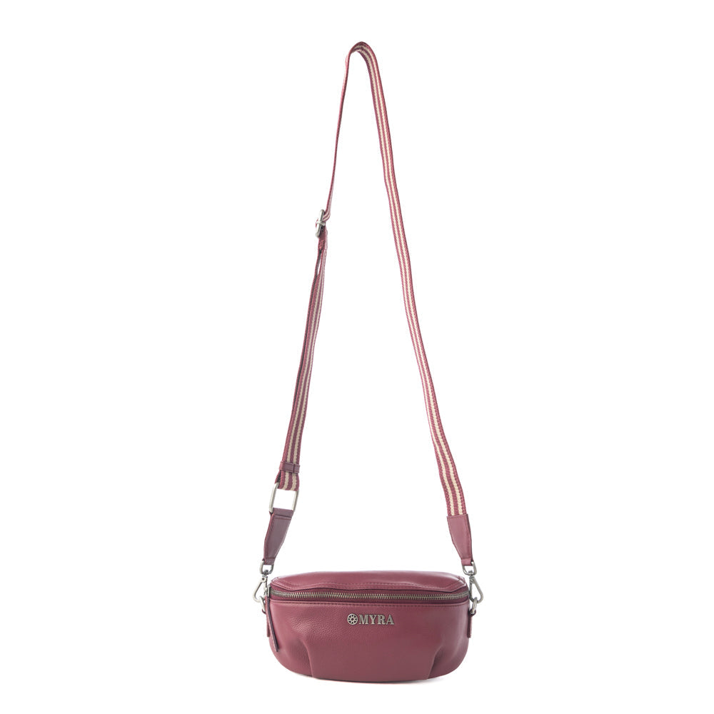 Wild Plum Range Leather Fanny Pack in Ranch Ruby