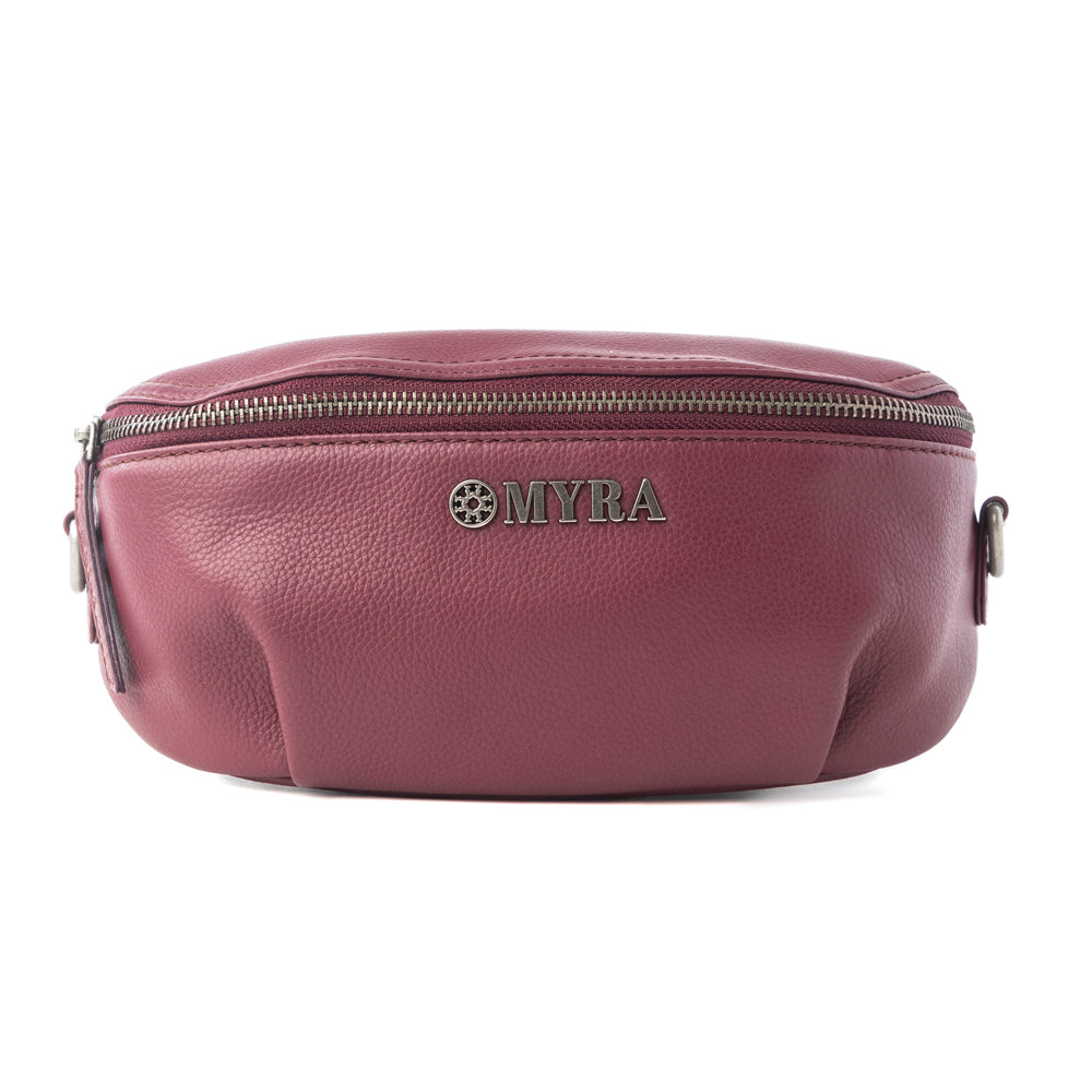 Wild Plum Range Leather Fanny Pack in Ranch Ruby