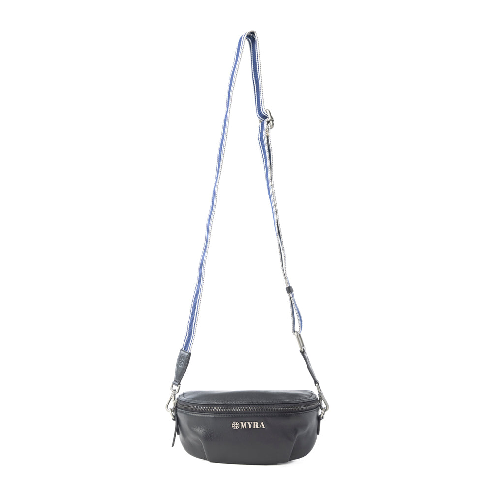 Blackthorn Range Leather Fanny Pack in Sailor Black