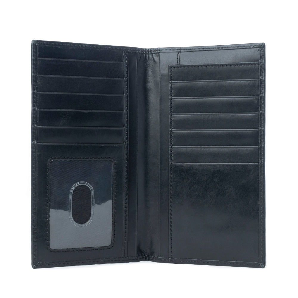 Lariat Crest Hairon Leather Wallet for Men Variant Combo