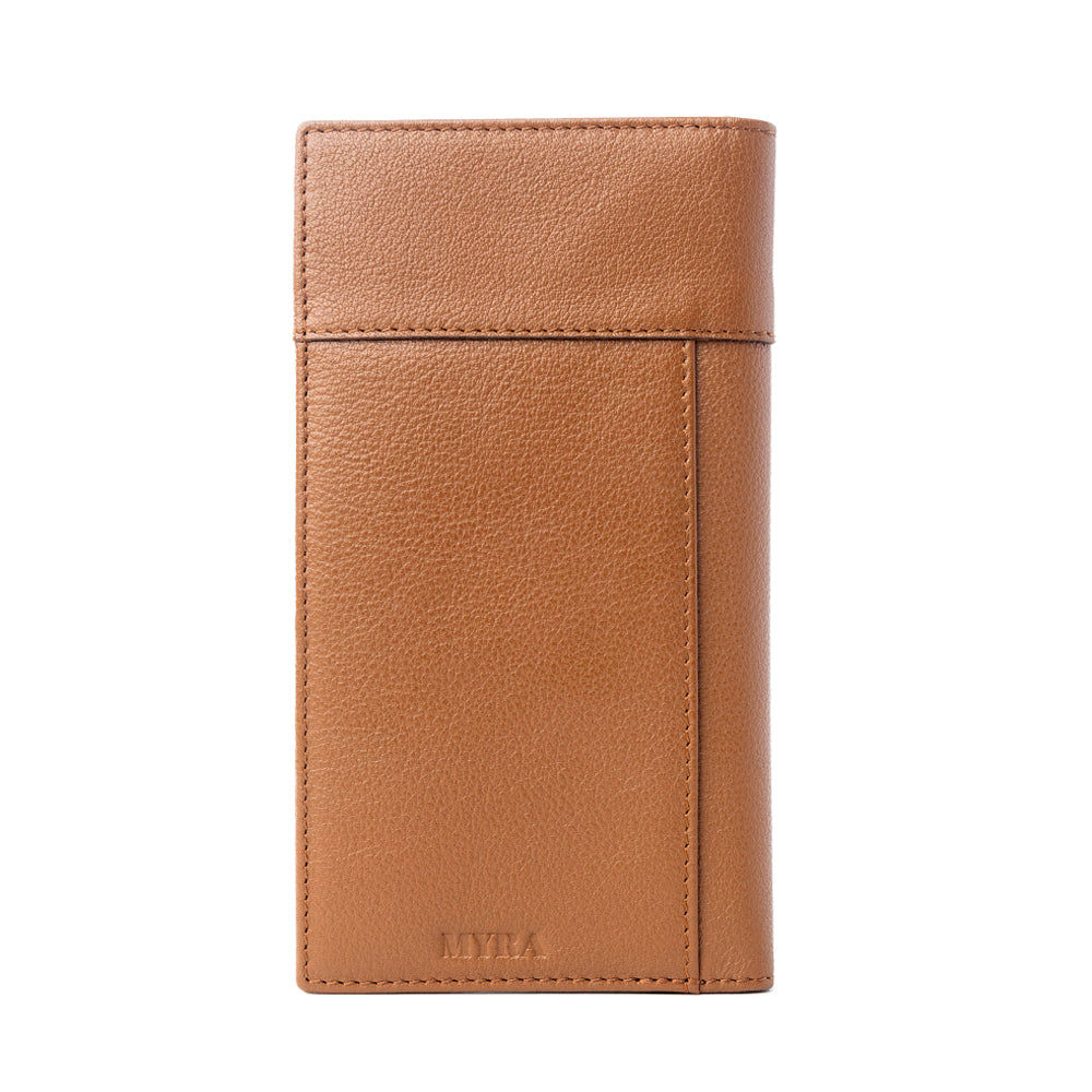 Rustler’s Pride Leather Wallet for Men in Wildhide Oak