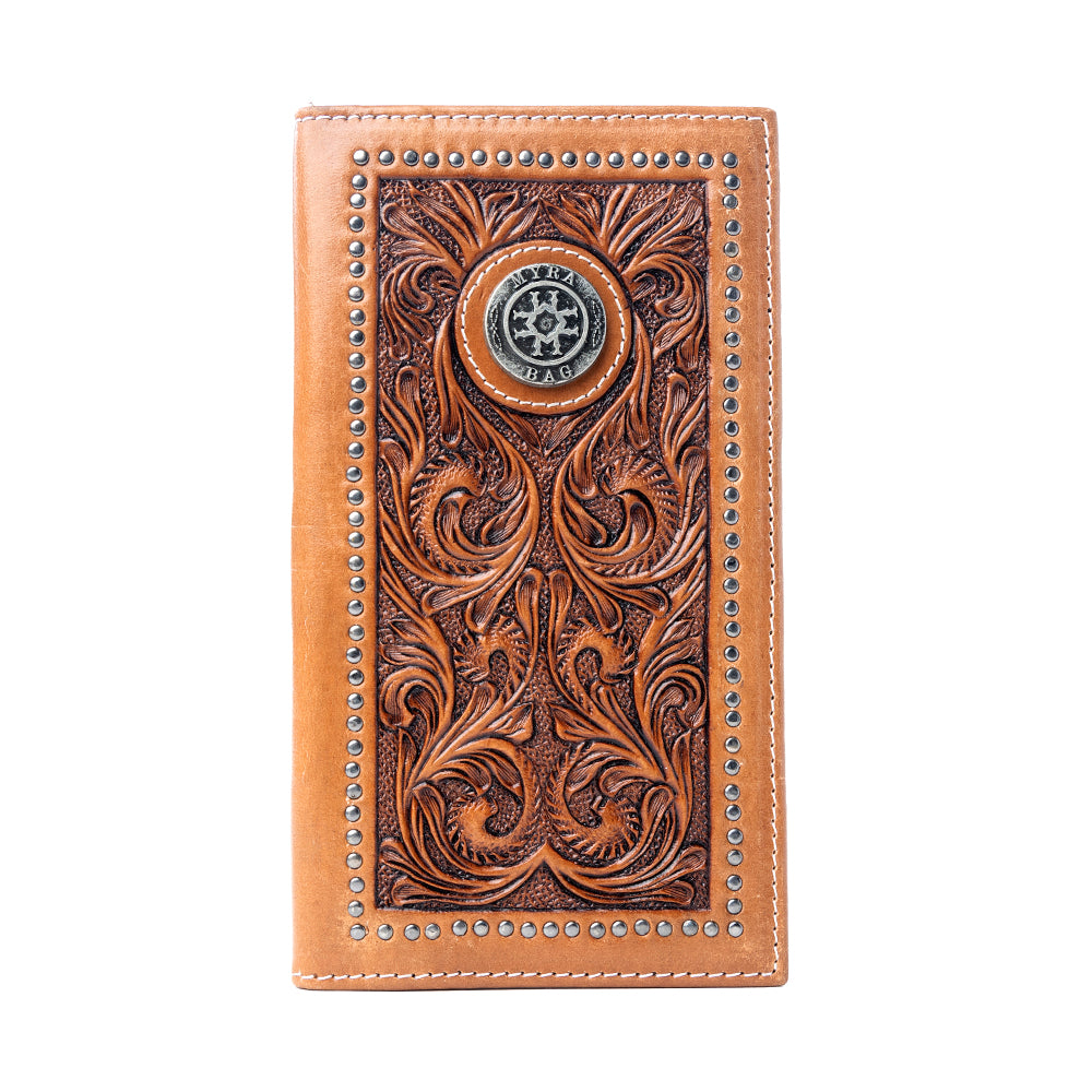 Starweave Dusk Handtooled Leather Wallet for Men Variant Combo