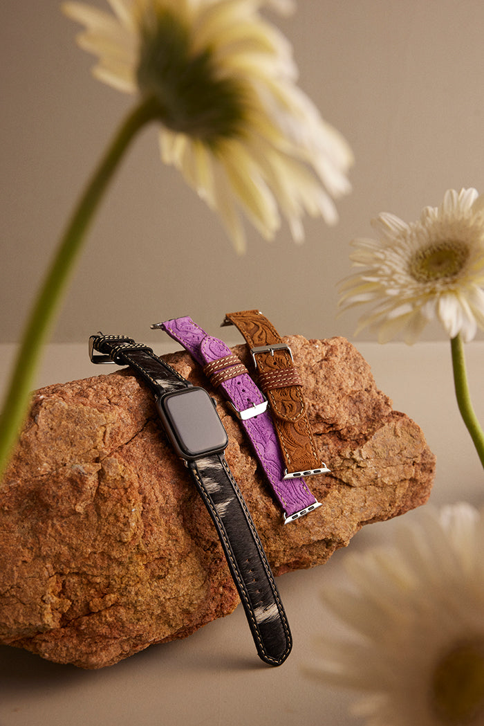 Desert Lavender Western Watch Band in Purple