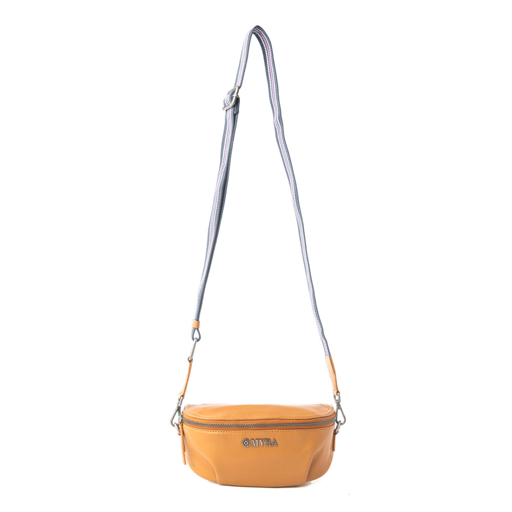 Compass Mesa Leather Fanny Pack in Honey Cloud
