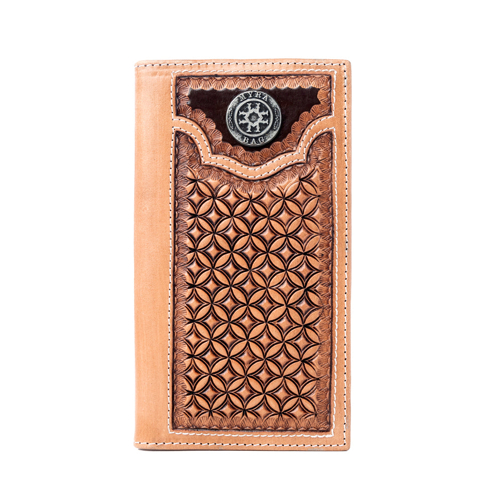 Starweave Dusk Handtooled Leather Wallet for Men Variant Combo