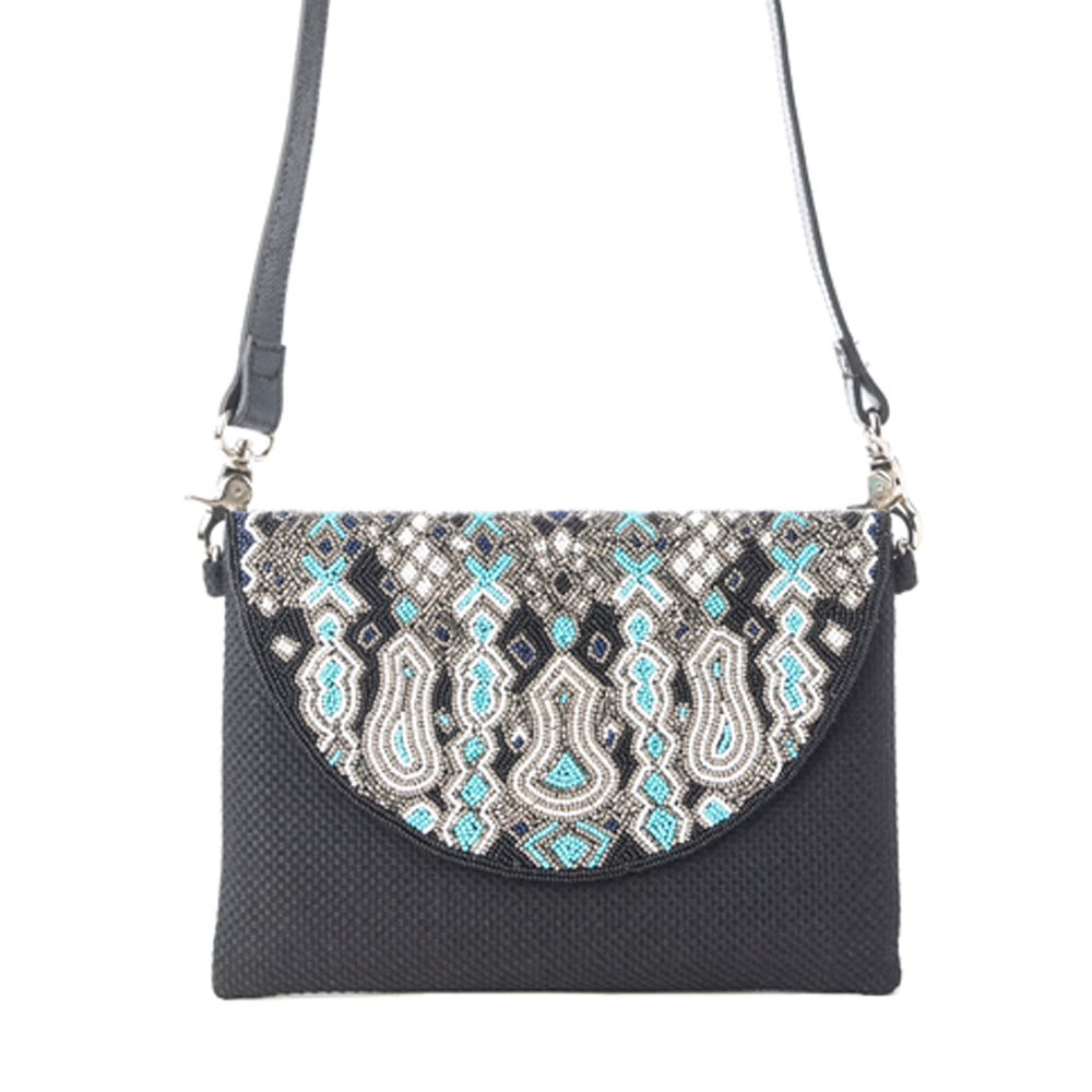 Sahara Sky Crossbody Bag in Frosted Black