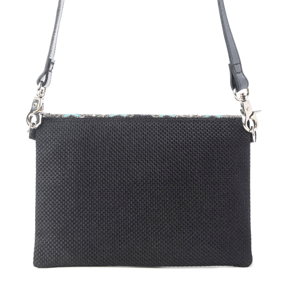 Sahara Sky Crossbody Bag in Frosted Black