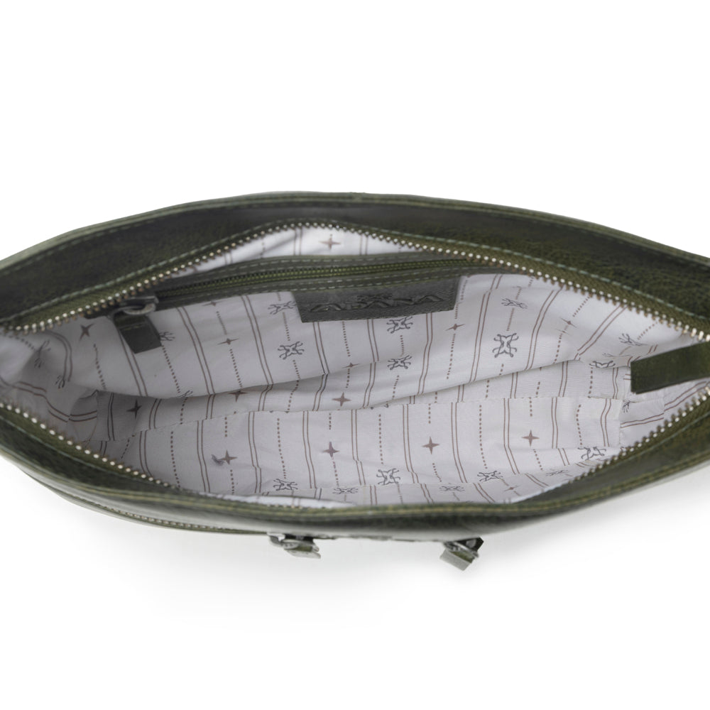 Zidana El Paso Twin Veg Tanned Leather Crossbody Bag Variant Combo