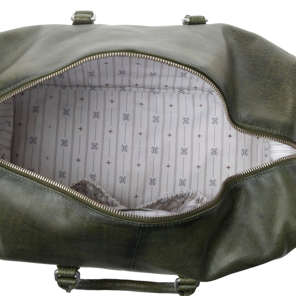 Zidana Sundown Plains Veg Tanned Leather Traveller Bag Variant Combo