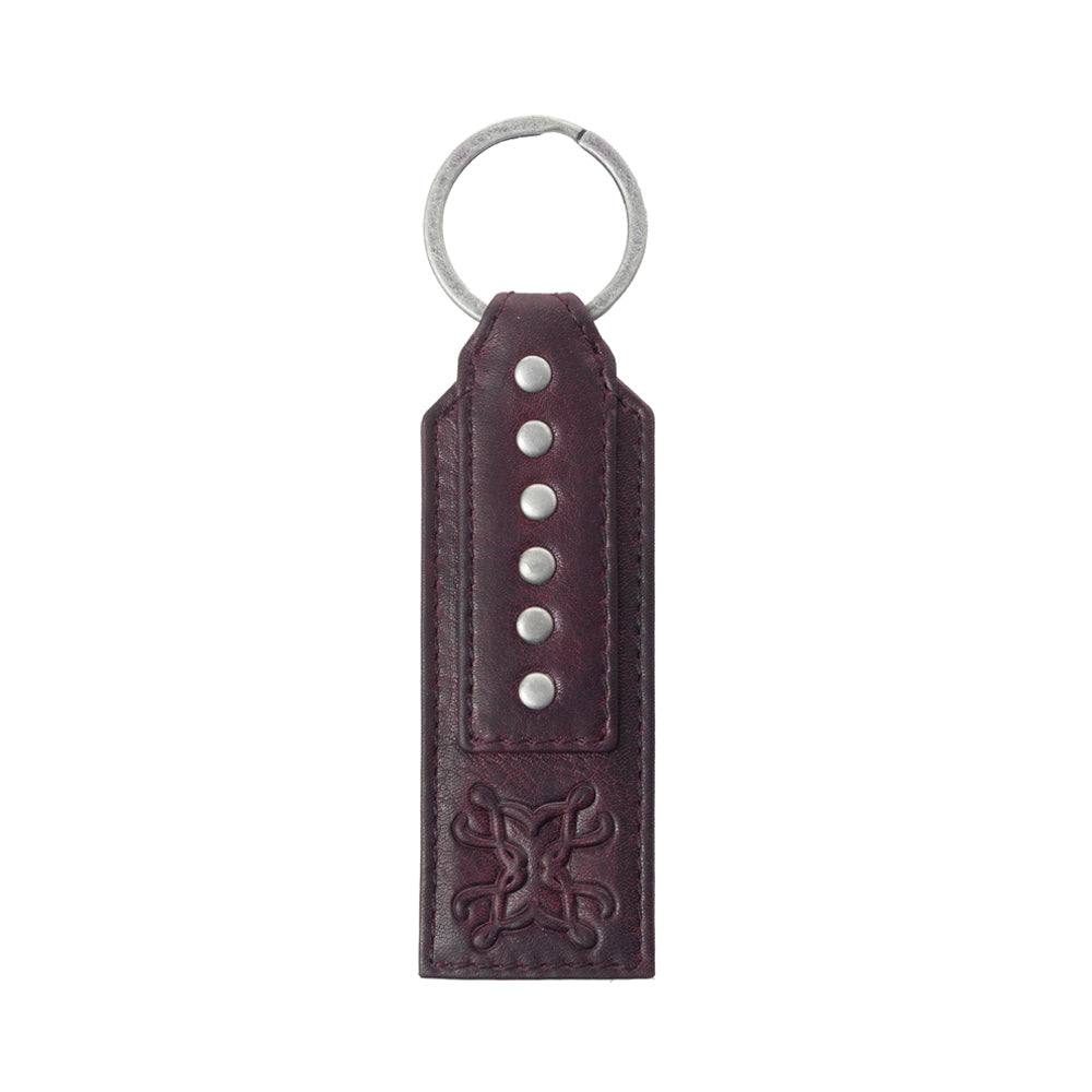 Zidana Highland Studded Veg Tanned Leather Keyfob Variant Combo