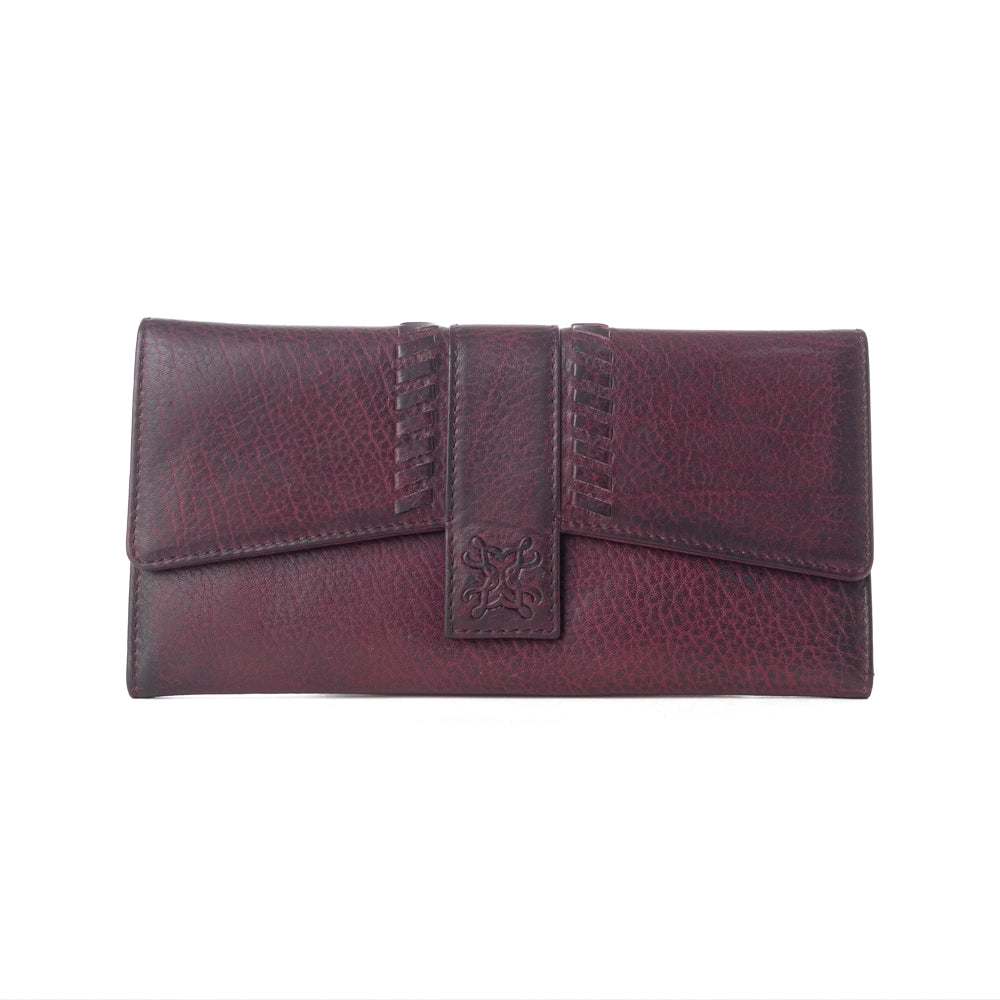 Zidana Santa Fe Woven Veg Tanned Leather Wallet Variant Combo