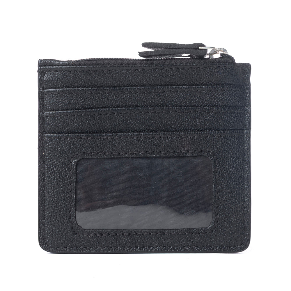 Briar Creek Handtooled Leather Credit Card Holder in Ebony Caramel
