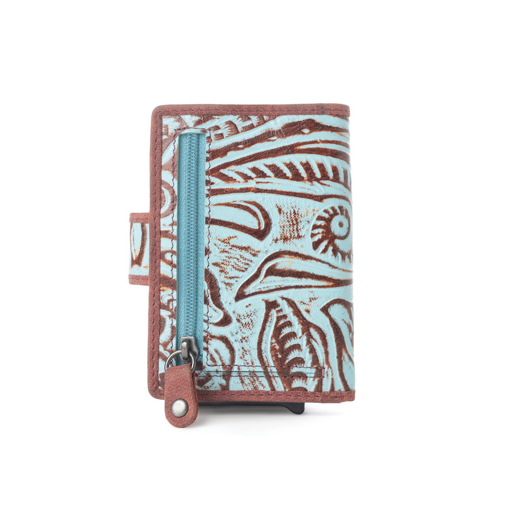 Wild Rose Leather Credit Card Holder Variant Combo