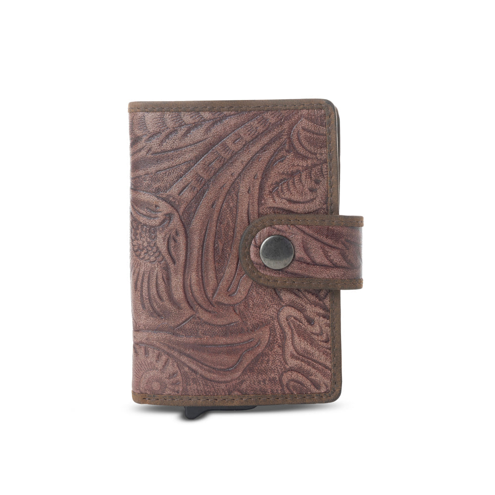 Wild Rose Leather Credit Card Holder Variant Combo