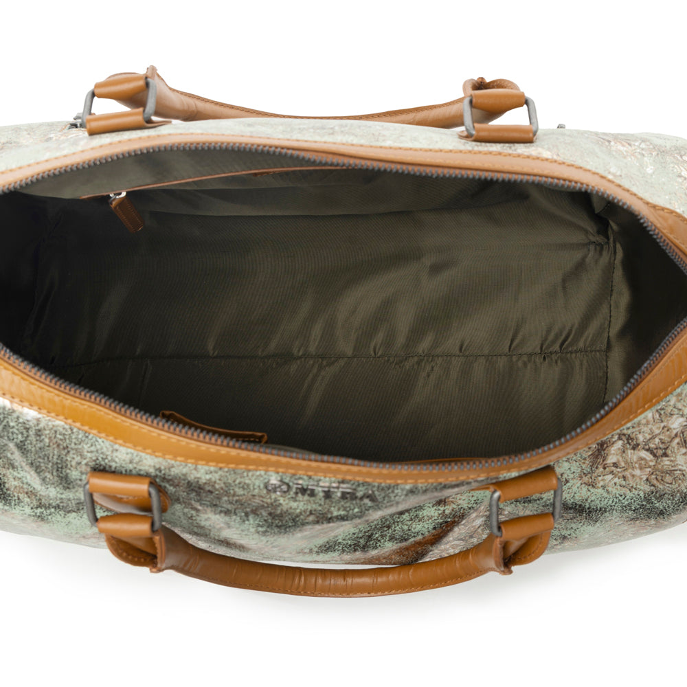 Ranger's Echo Snake Print Leather Duffle Bag Variant Combo