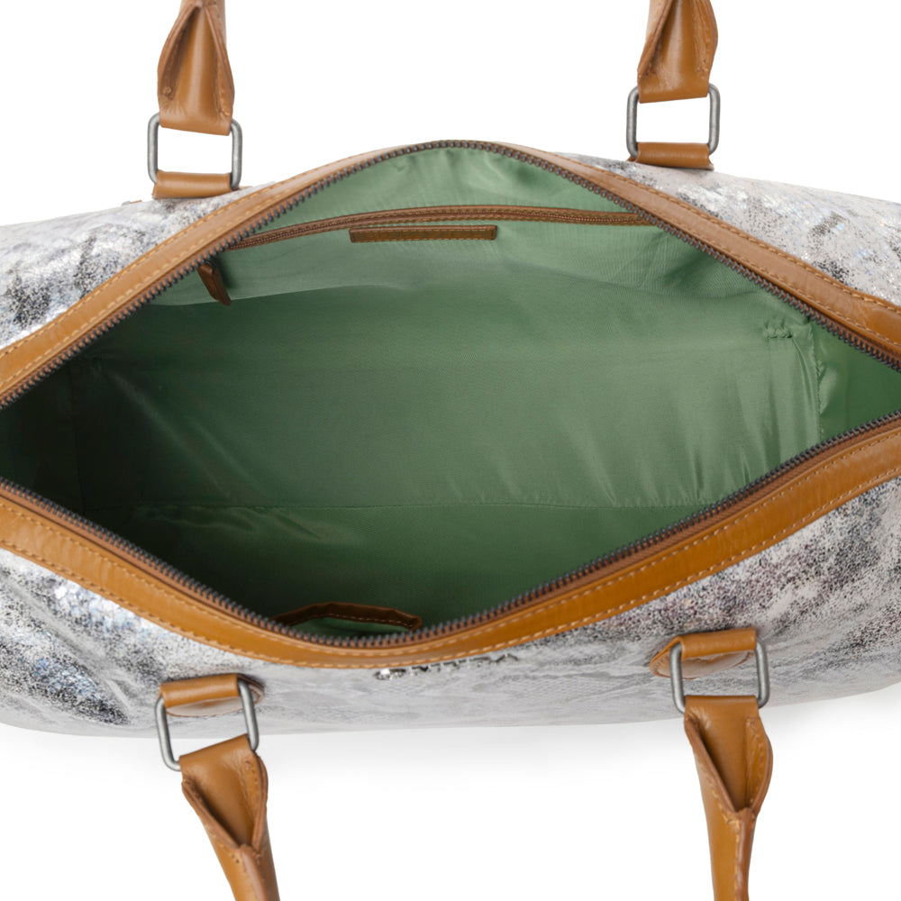 Ranger's Echo Snake Print Leather Duffle Bag Variant Combo