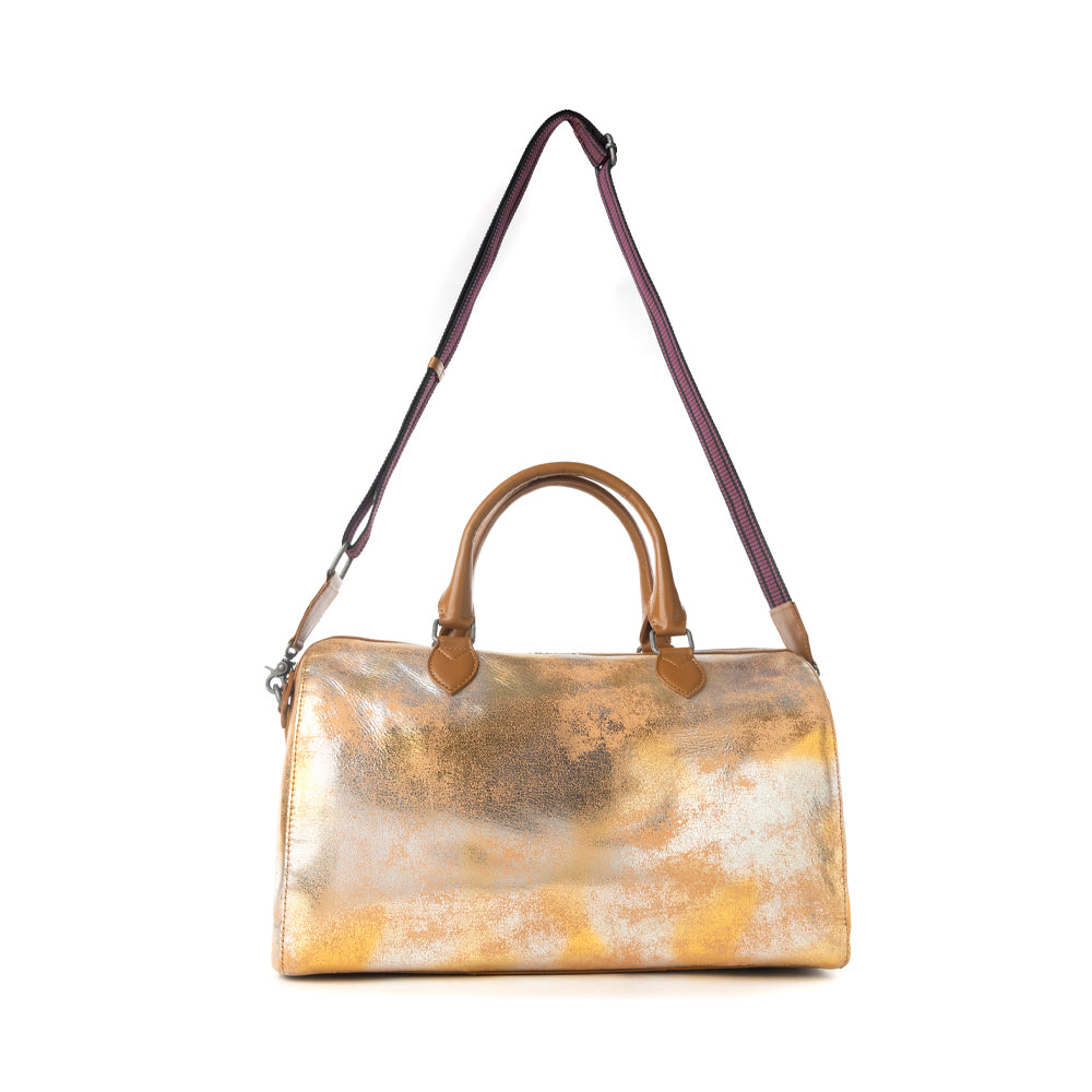 Ranger's Echo Snake Print Leather Duffle Bag Variant Combo