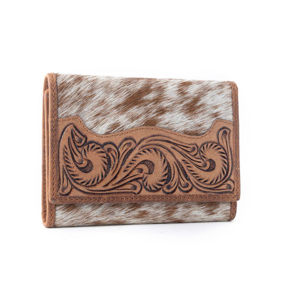 Myra Dune Wave Trail Credit Card Holder in Brindle Ivory