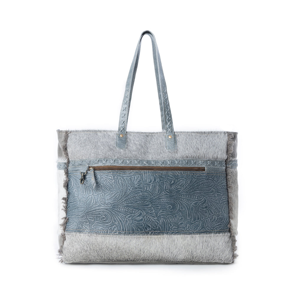 Myra Desert Willow Weekender Bag in Denim Blue