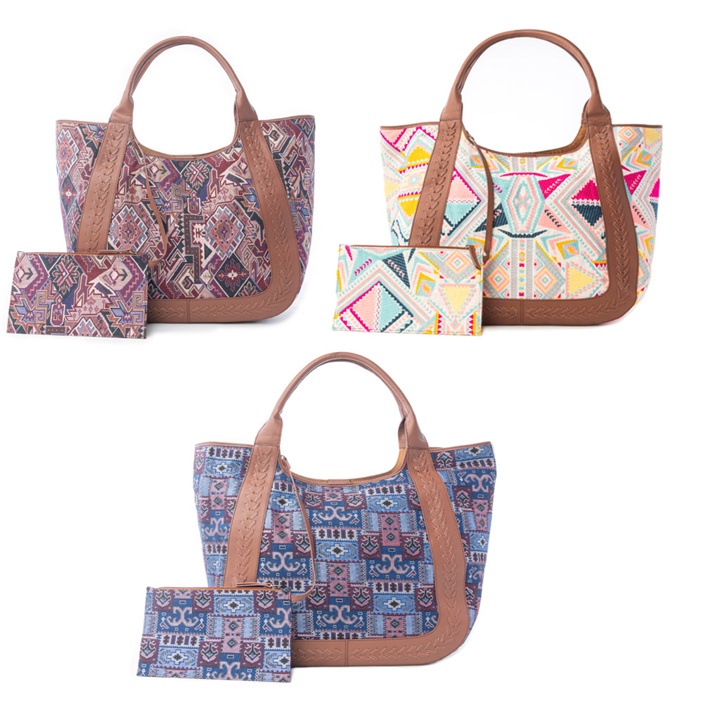 Sedona Horizon Jacquard Tote Bag Variant Combo