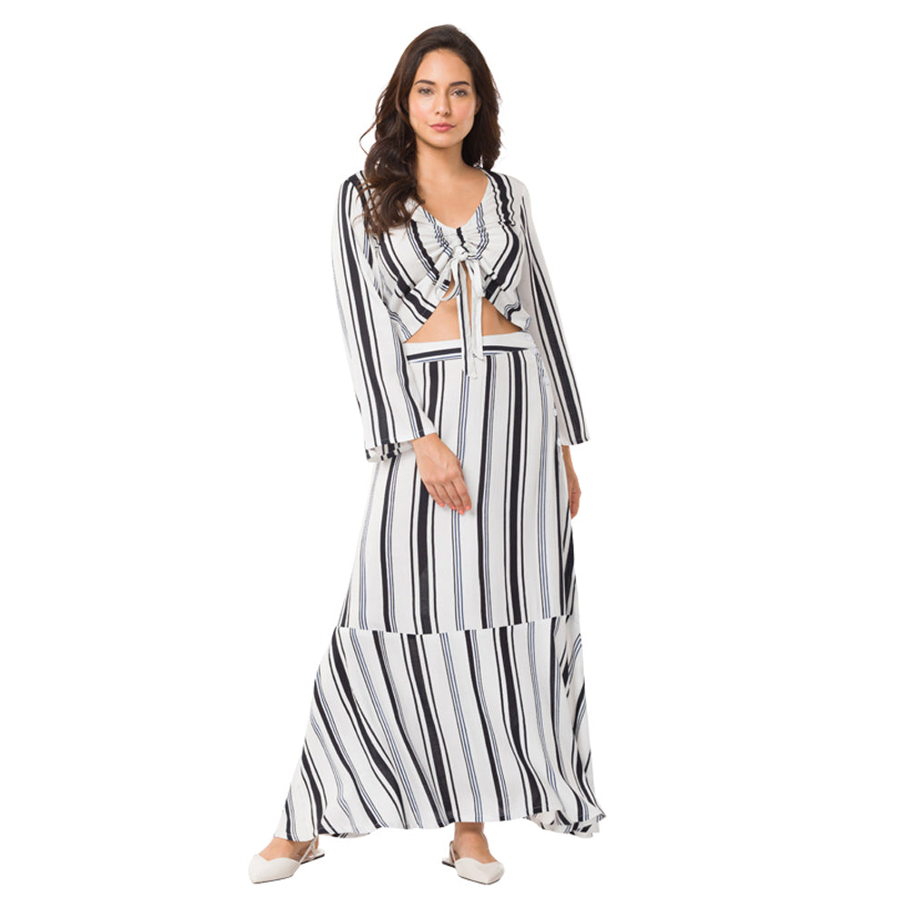 Streaky Smudgy Top and Skirt