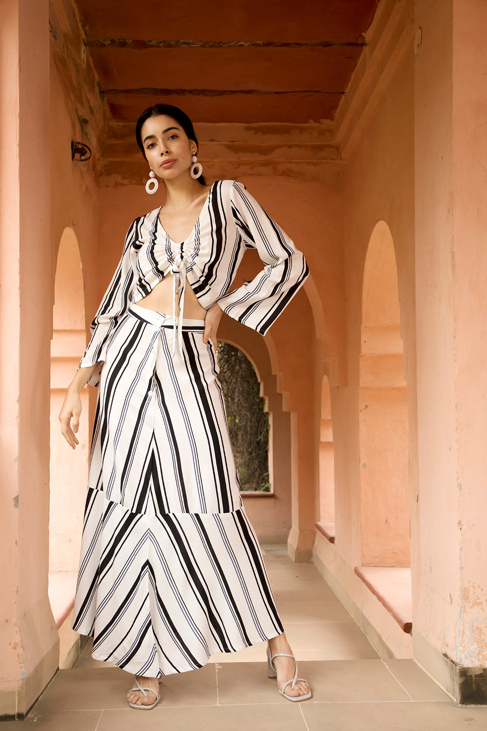 Streaky Smudgy Top and Skirt