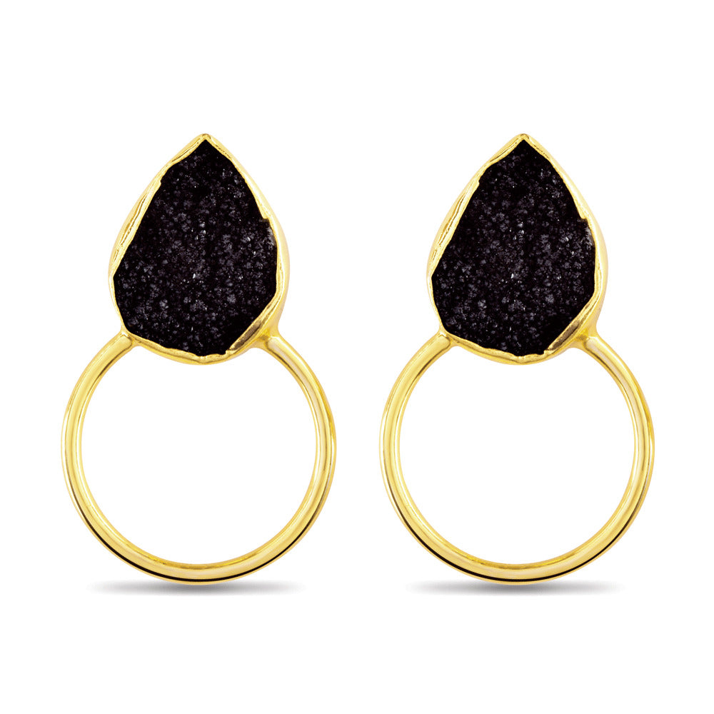 Night Magic Hoop Earrings