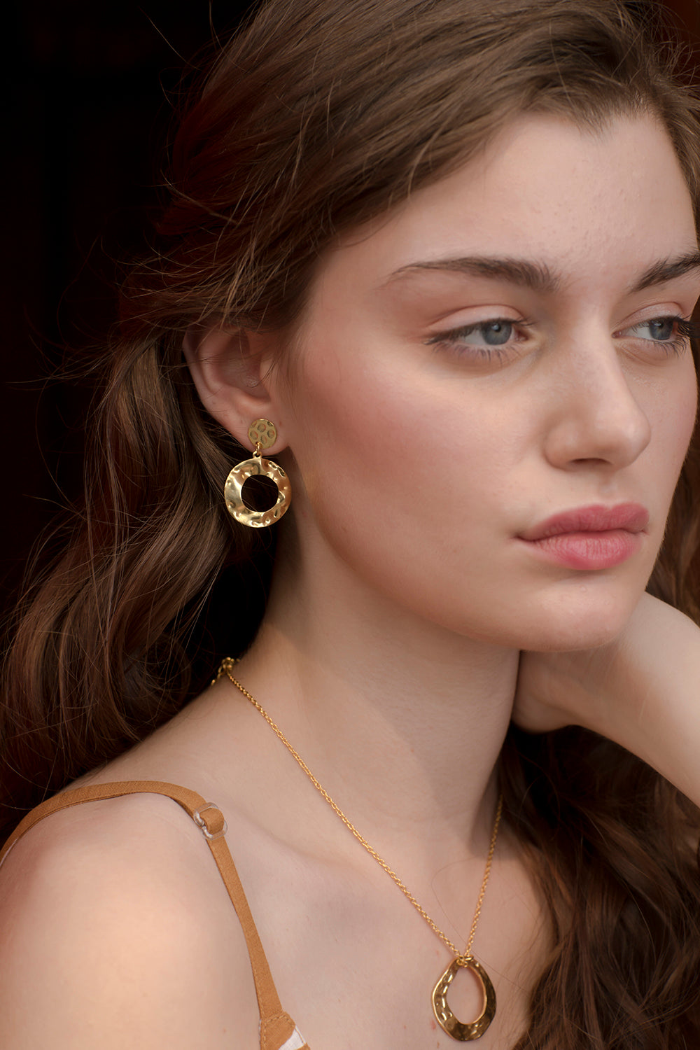 Divine Glow Hoop Earrings