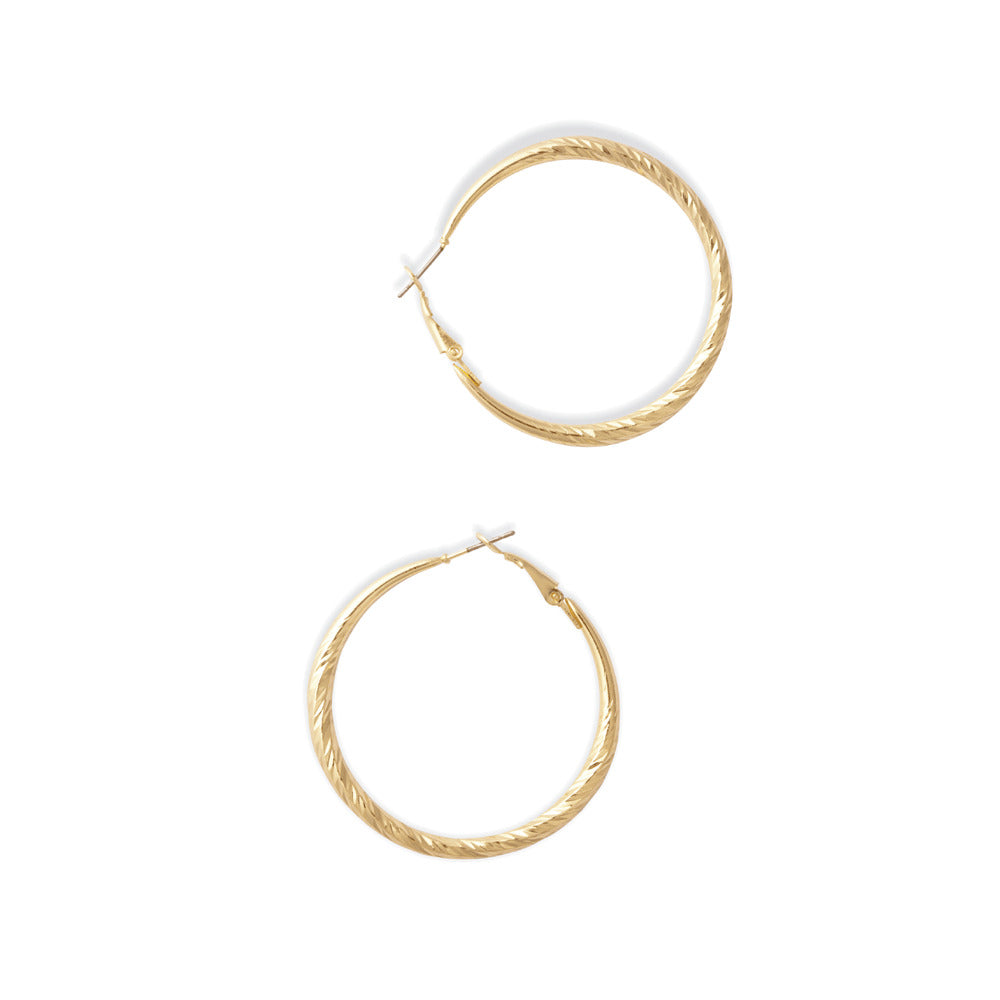 Circle Of Life Hoop Earrings