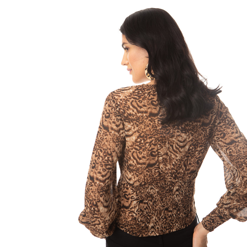 Leopard Ador Crop Top