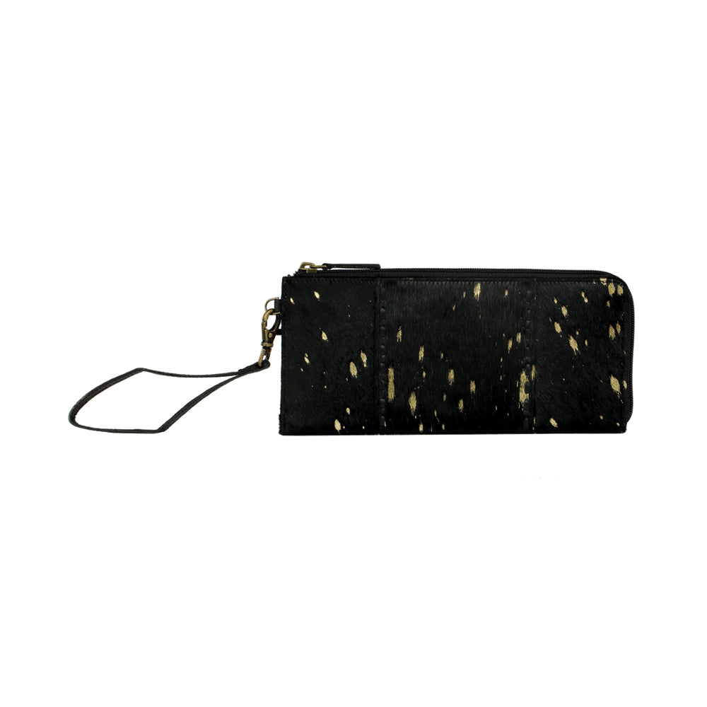 GILTED BLACK WALLET