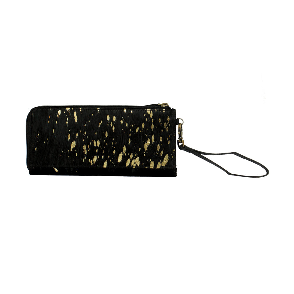 GILTED BLACK WALLET