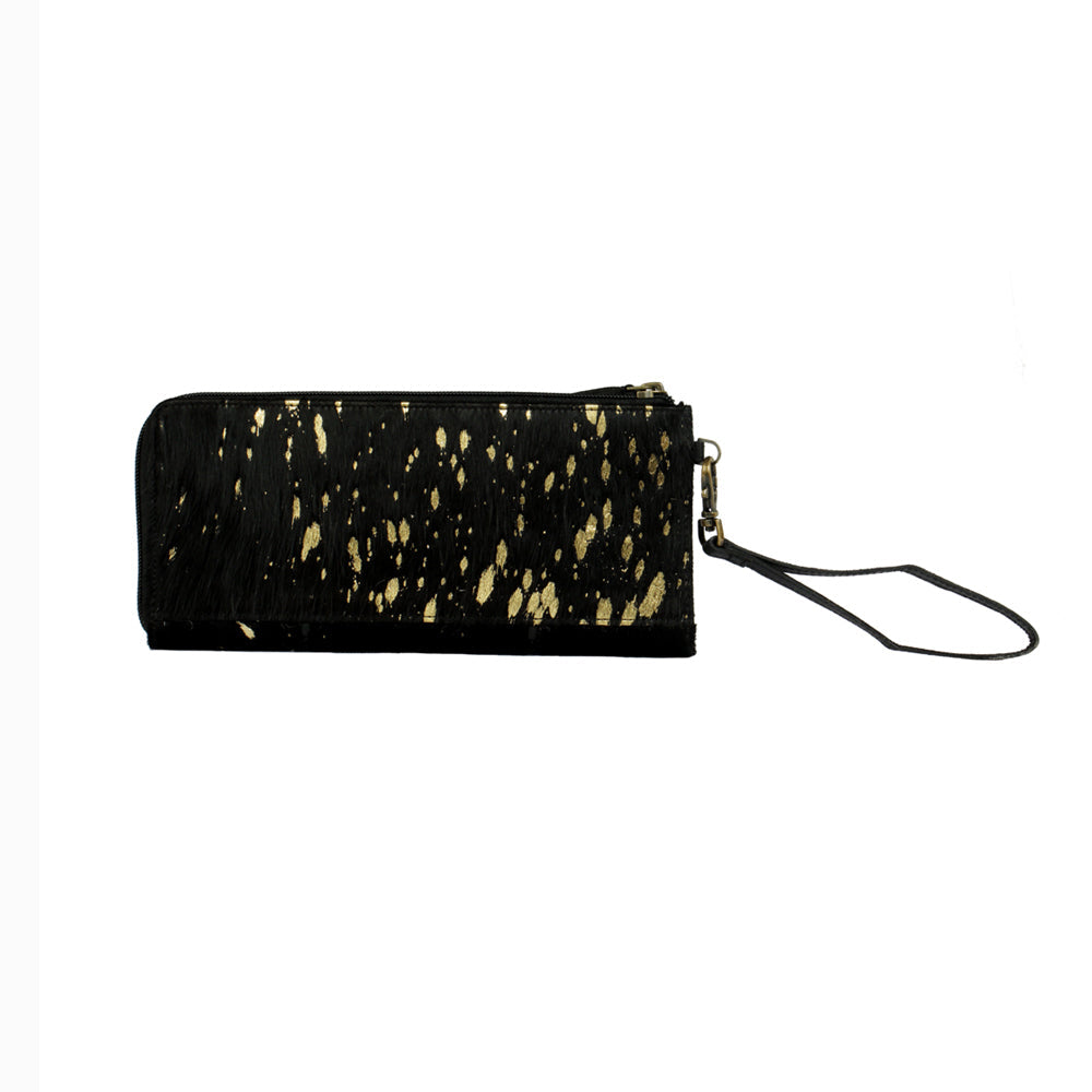 GILTED BLACK WALLET
