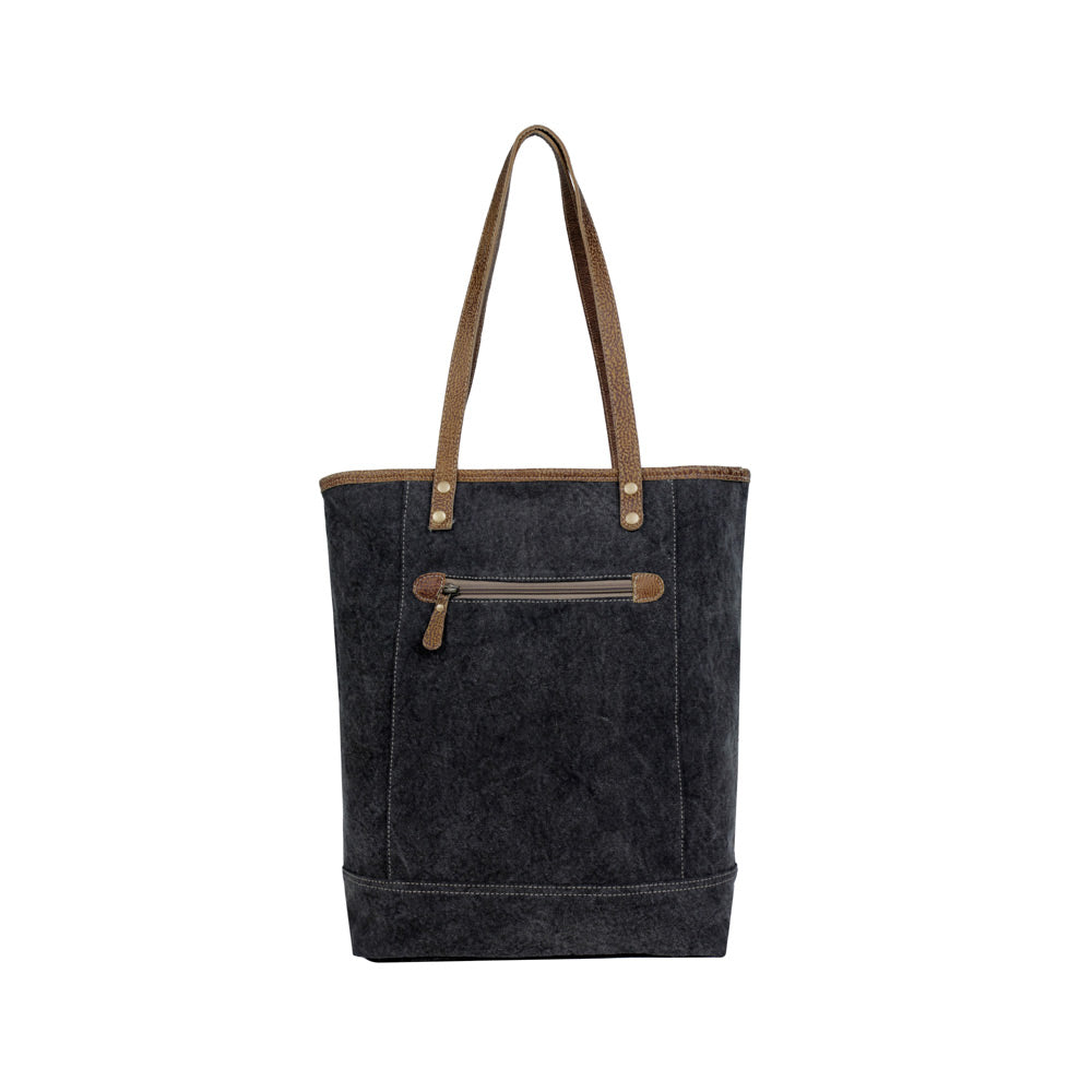 Sooty Specks Canvas & Hairon Bag
