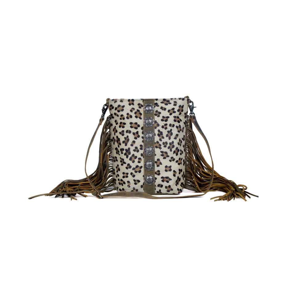 Ornamental Leather & Hairon Bag