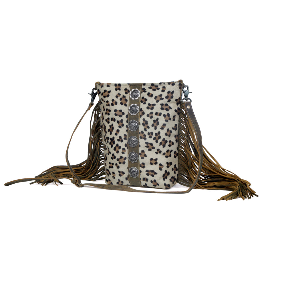 Ornamental Leather & Hairon Bag