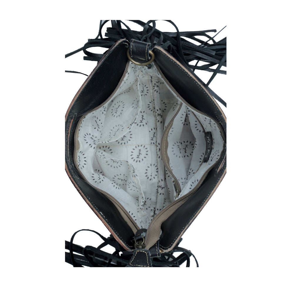 Rubious Hand-Tooled Bag